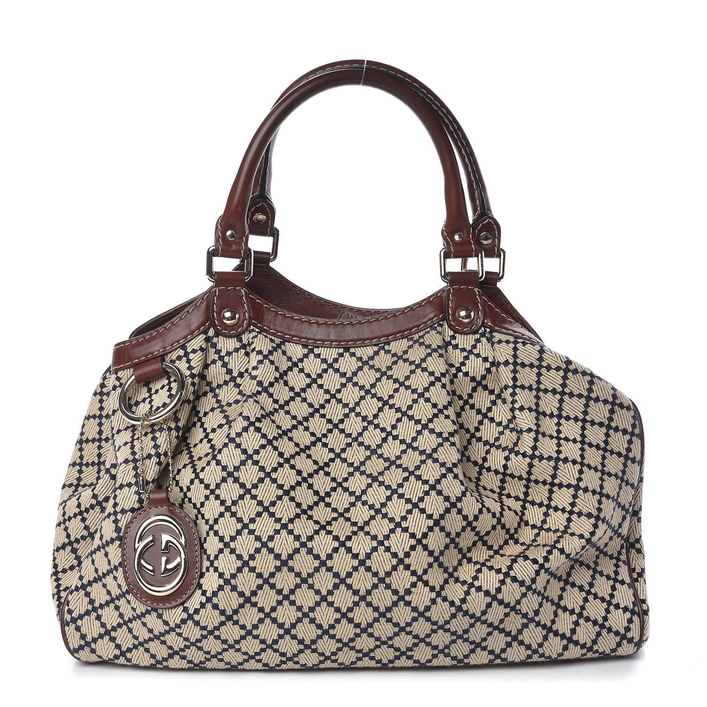 Diamante Medium Sukey Tote Brown