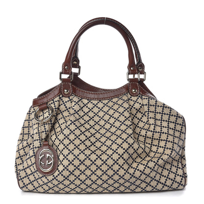 Gucci Diamante Medium Sukey Tote Brown 1 of 17