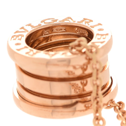 Bulgari 18K Rose Gold B.Zero1 Pendant Necklace 5 of 5