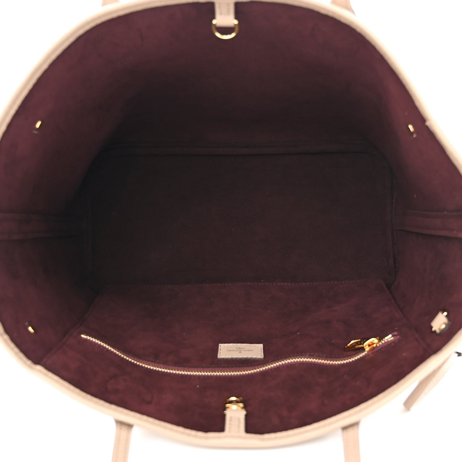 Louis Vuitton Empreinte Monogram Giant Neverfull MM Tourterelle 6 of 11