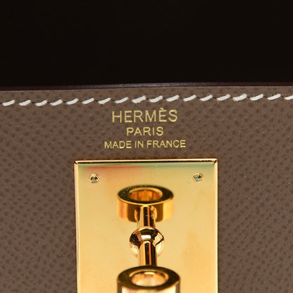 Hermes Epsom Kelly Sellier 28 Etoupe 28 of 39