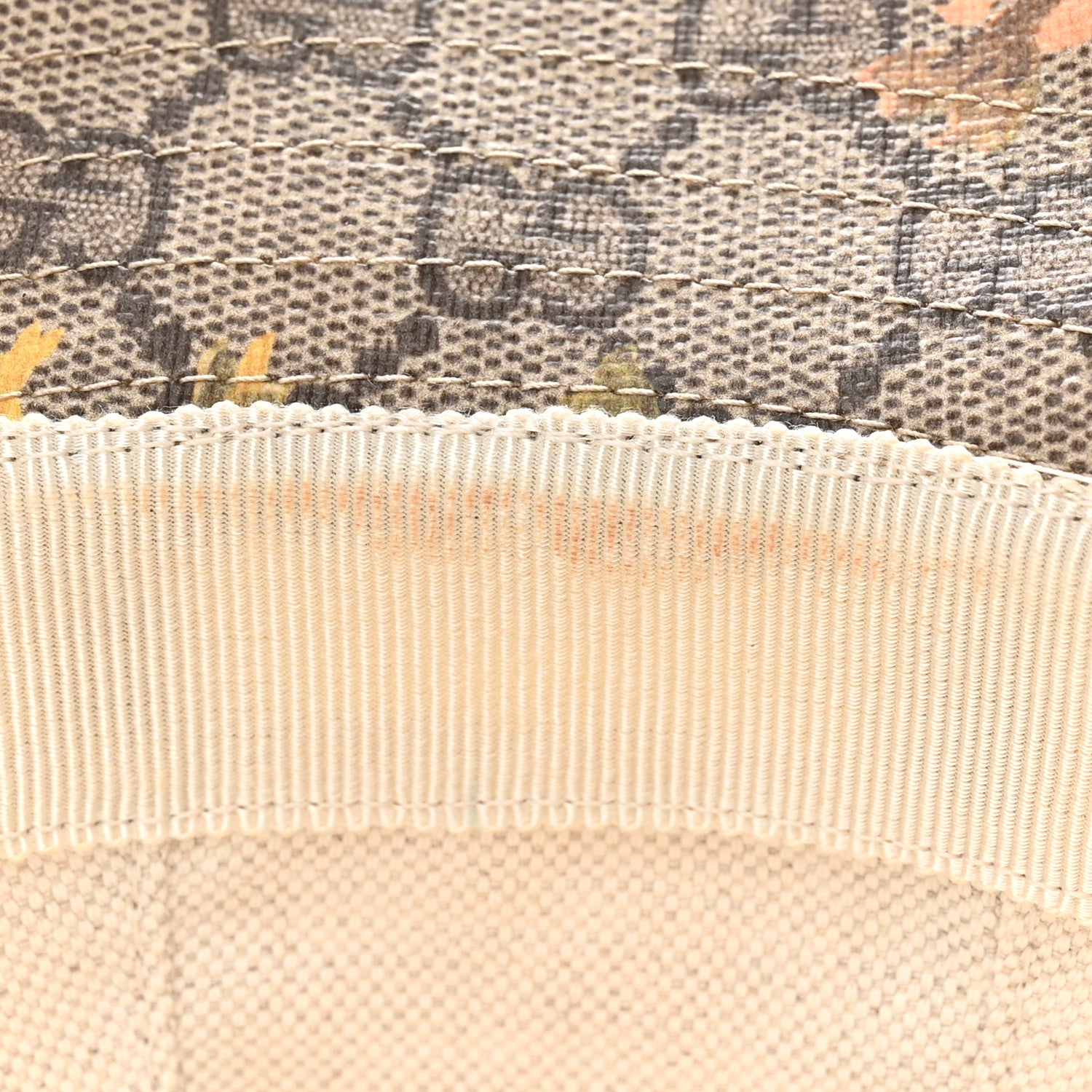 Gucci GG Supreme Monogram Azalea Calfskin Dusty Carnation Retro Interlocking G Bucket Hat Beige Ebony Multicolor 10 of 12