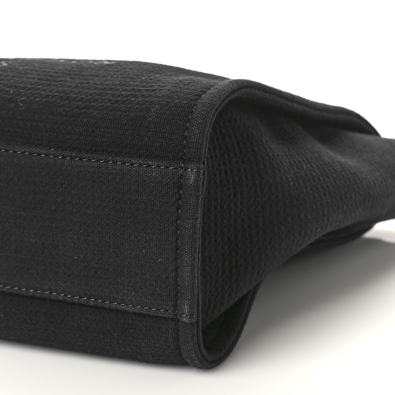 Chanel Mixed Fibers Small Deauville Tote Black 10 of 10