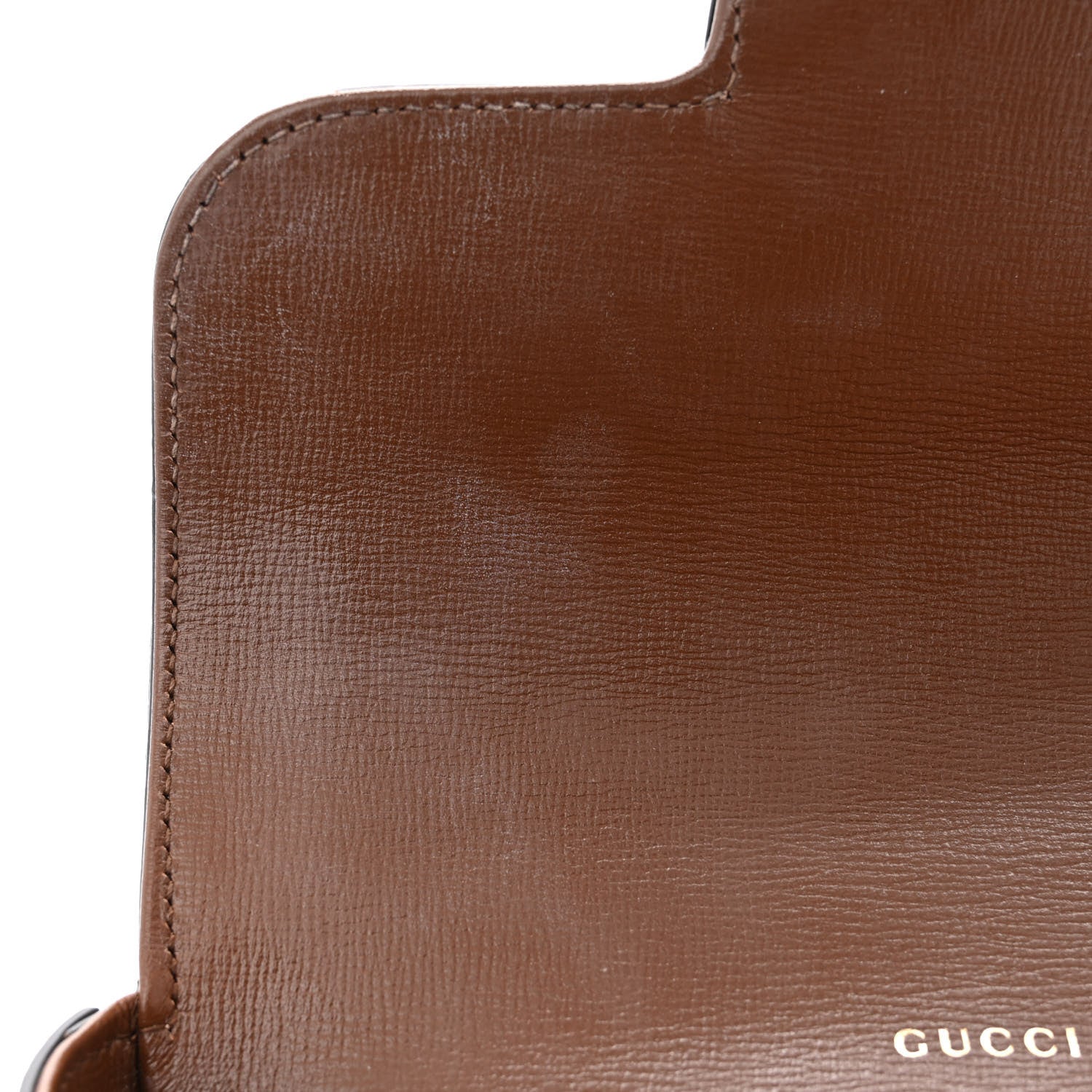 Gucci GG Supreme Monogram Web Mini Horsebit 1955 Shoulder Bag Beige Brown Sugar 12 of 12