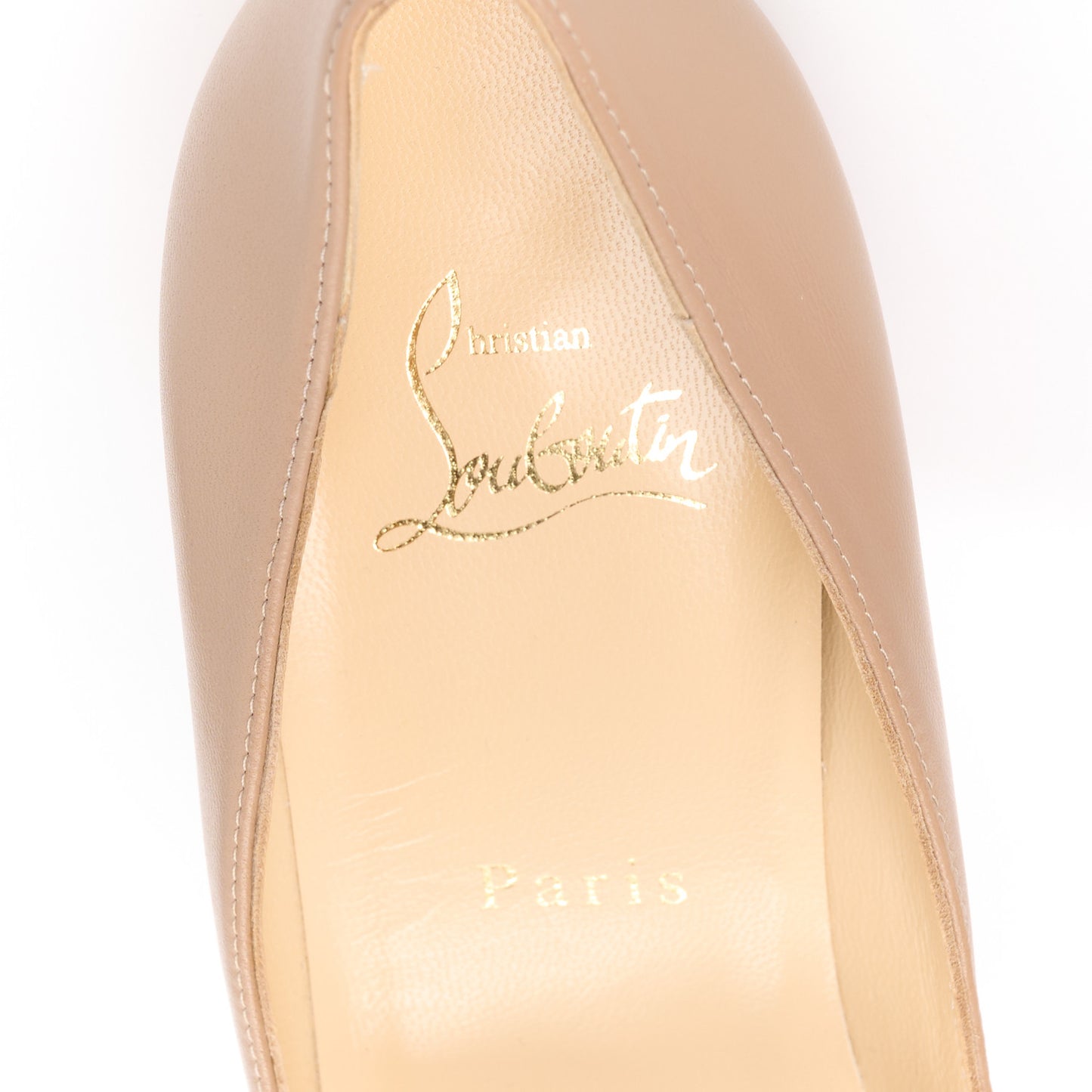 Nappa Apostrophy 100 Pumps 38.5 Nude