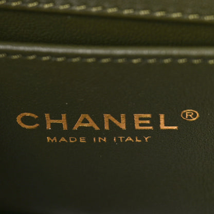 Chanel Calfskin Quilted Small Boy Flap Khaki 6 of 9
