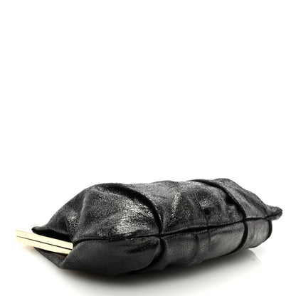 Christian Louboutin Crinkled Nappa Loubi Lula Mini Frame Clutch Black 4 of 8