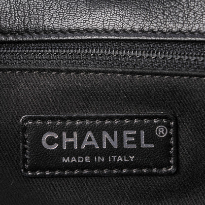 Chanel Goatskin Quilted Large City Rock Flap Black 6 of 8