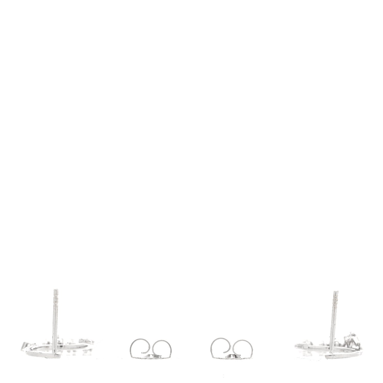 Suzanne Kalan 18K White Gold Diamond Fireworks Fringe Drop Earrings 3 of 4