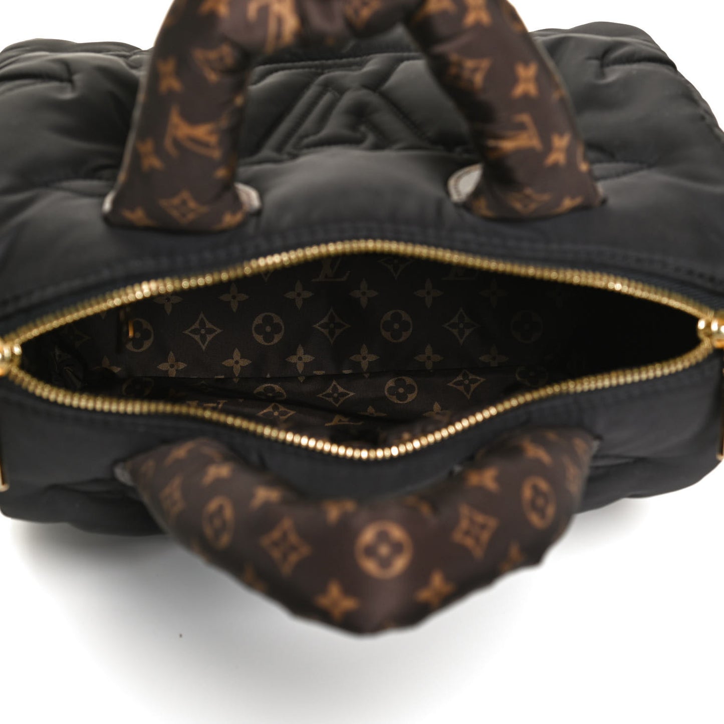 Econyl Mini Monogram Pillow Speedy Bandouliere 25 Black