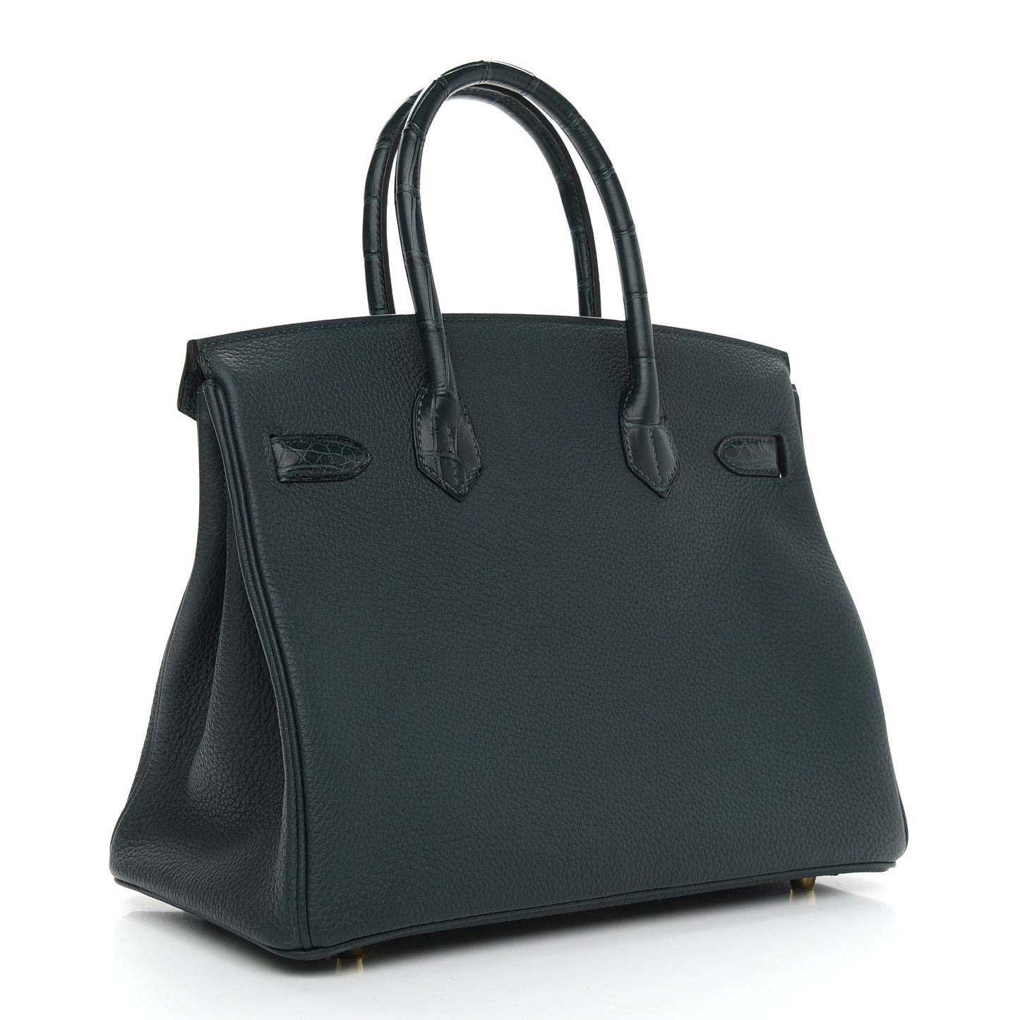 Togo Matte Alligator Birkin Touch 30 Vert Cypress
