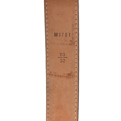 Louis Vuitton Monogram 25mm LV Initiales Belt 80 32 5 of 7