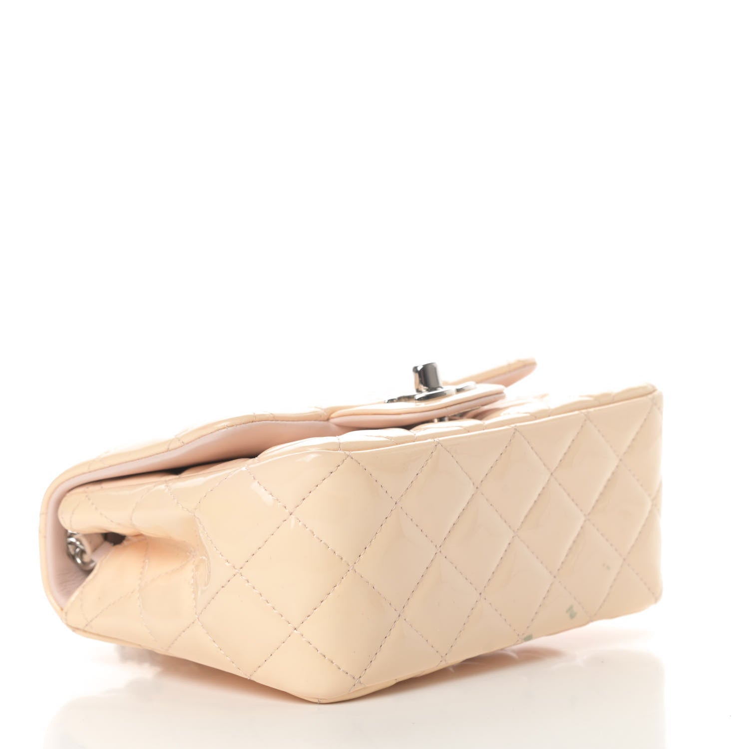Chanel Patent Quilted Mini Square Flap Light Pink 4 of 14