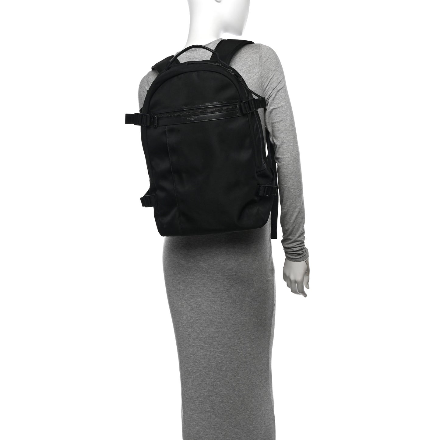 Nylon City Trekking Backpack Black