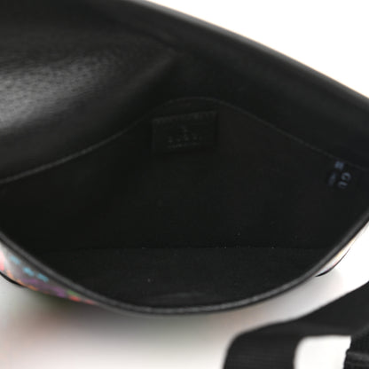 Gucci GG Supreme Monogram Psychedelic Slim Belt Bag Black 5 of 10