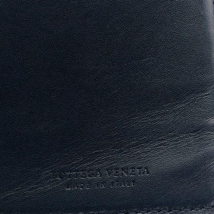 Bottega Veneta Nappa Intrecciato Continental Flap Wallet Blue 6 of 10