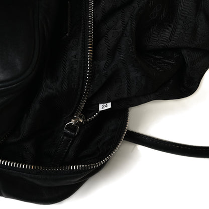 Prada Nappa Hydra Shoulder Bag Black 6 of 20