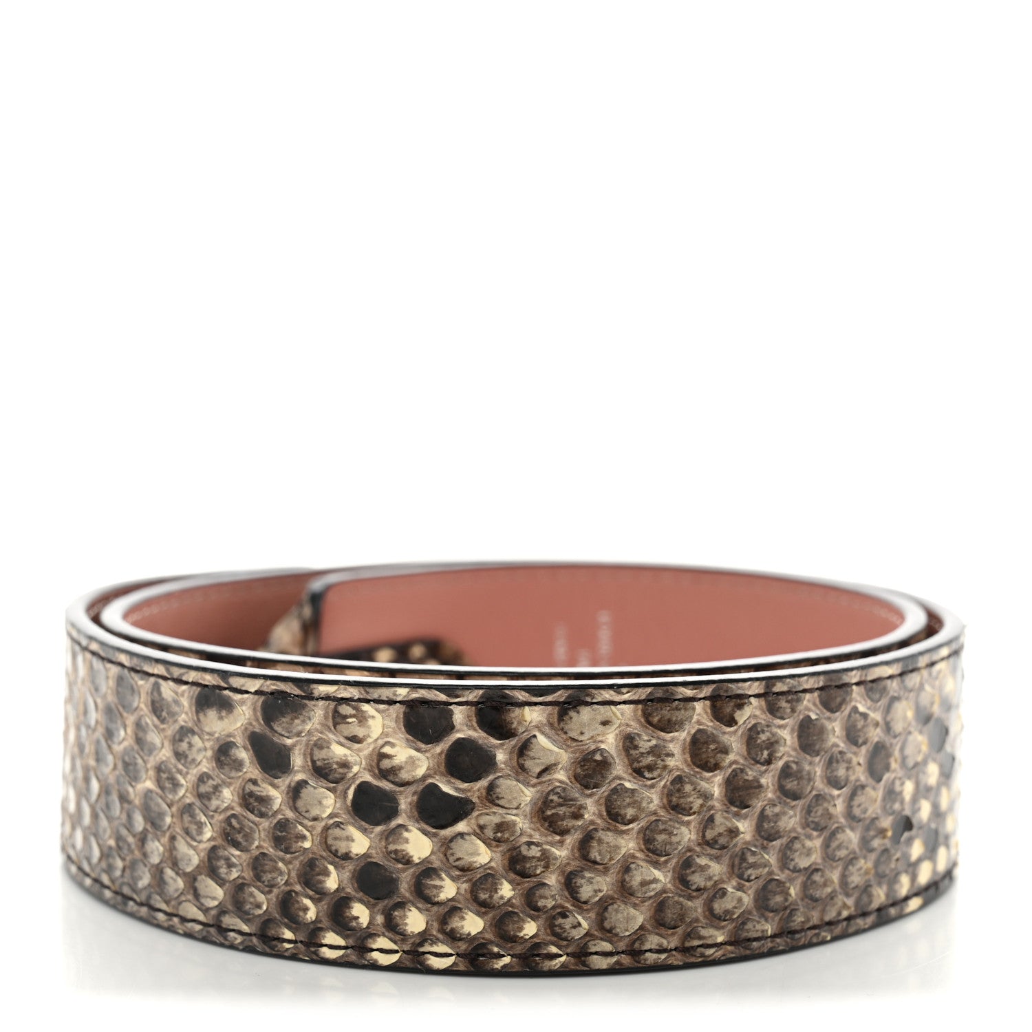 Louis Vuitton Snakeskin Bandouliere Shoulder Strap Natural 2 of 4