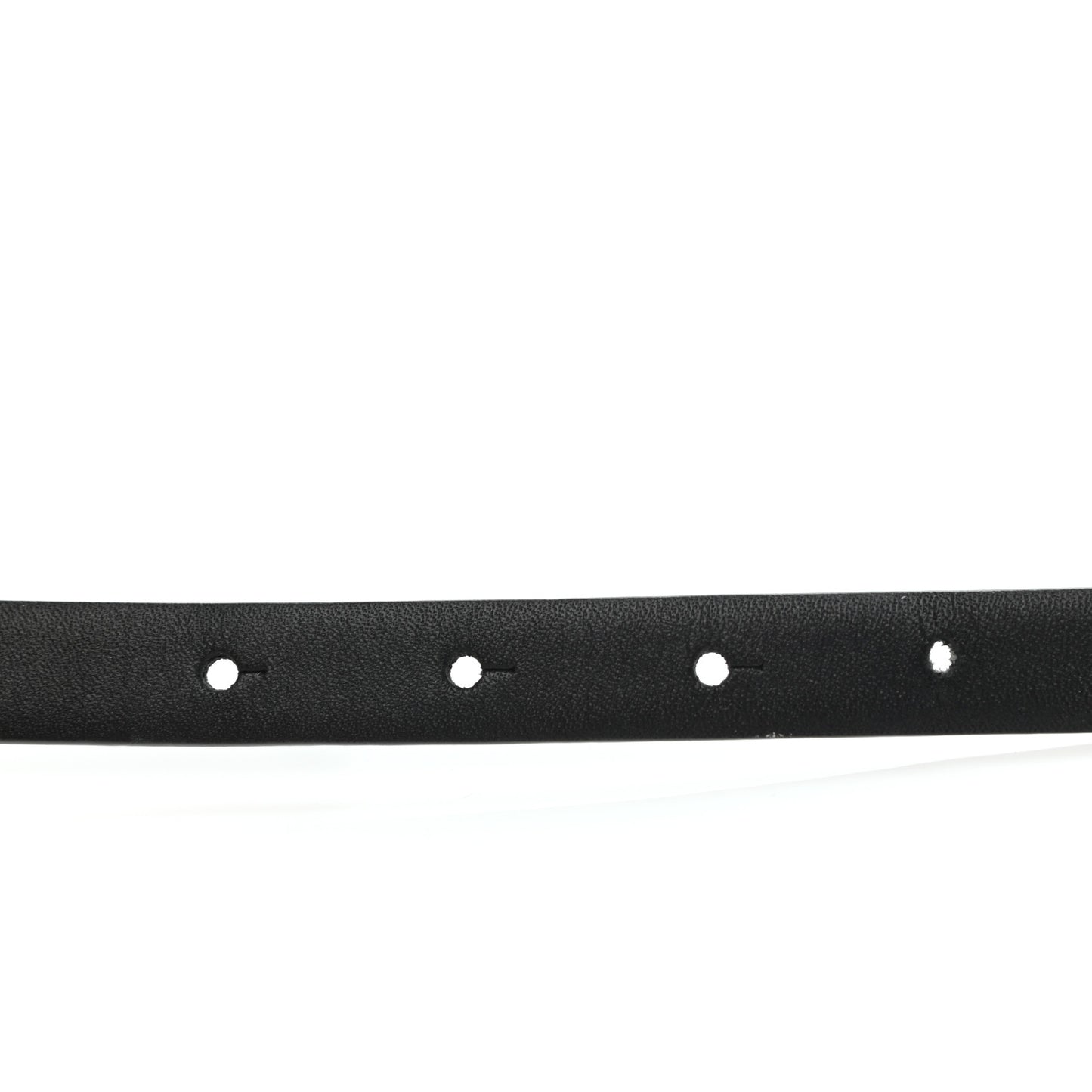 Calfskin Crystal Logo Belt 85 34 Black