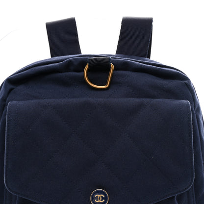 Chanel Canvas Double Waist Bag Backpack Blue 12 of 16