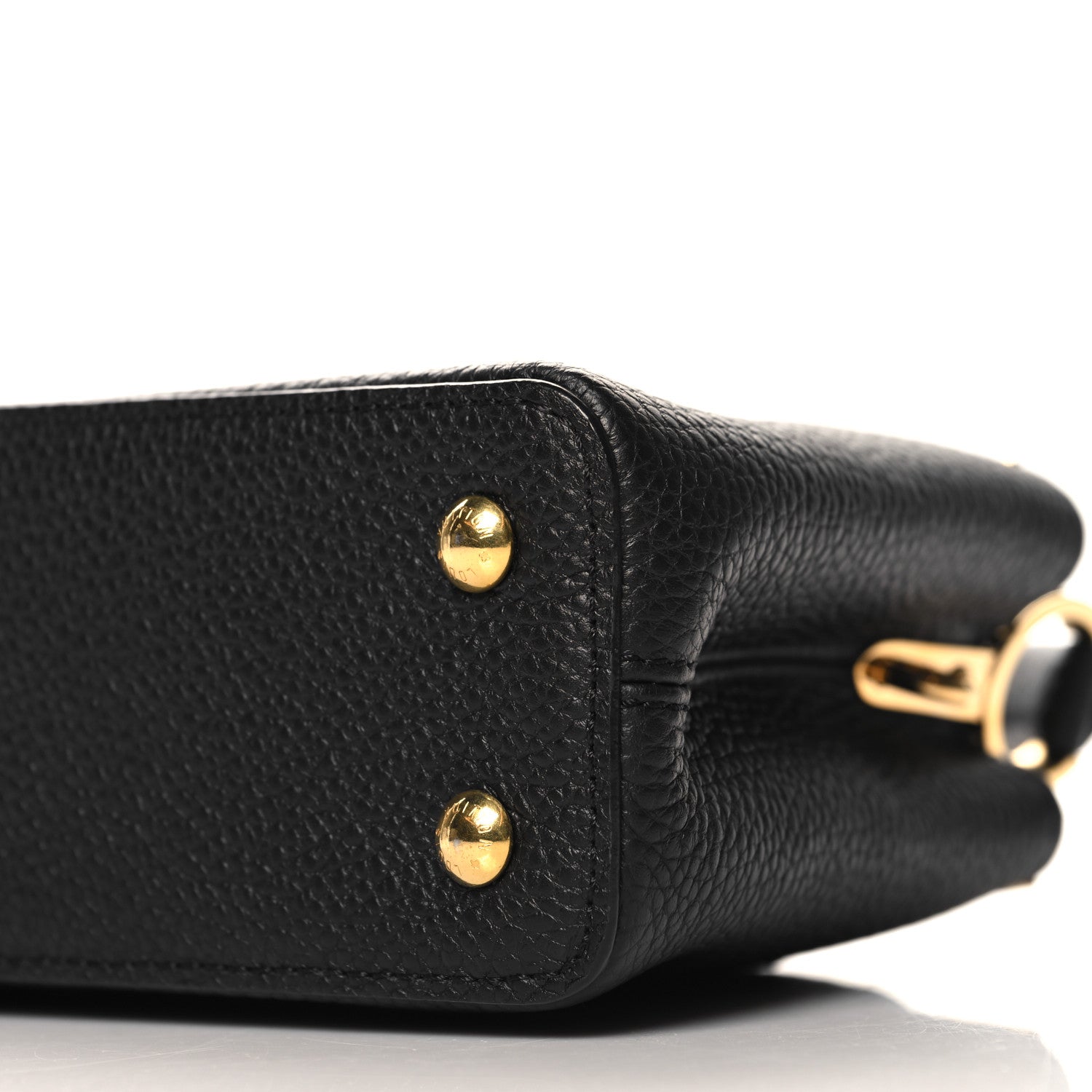 Louis Vuitton Taurillon Embellished Flower Crown Capucines Mini Black 10 of 10