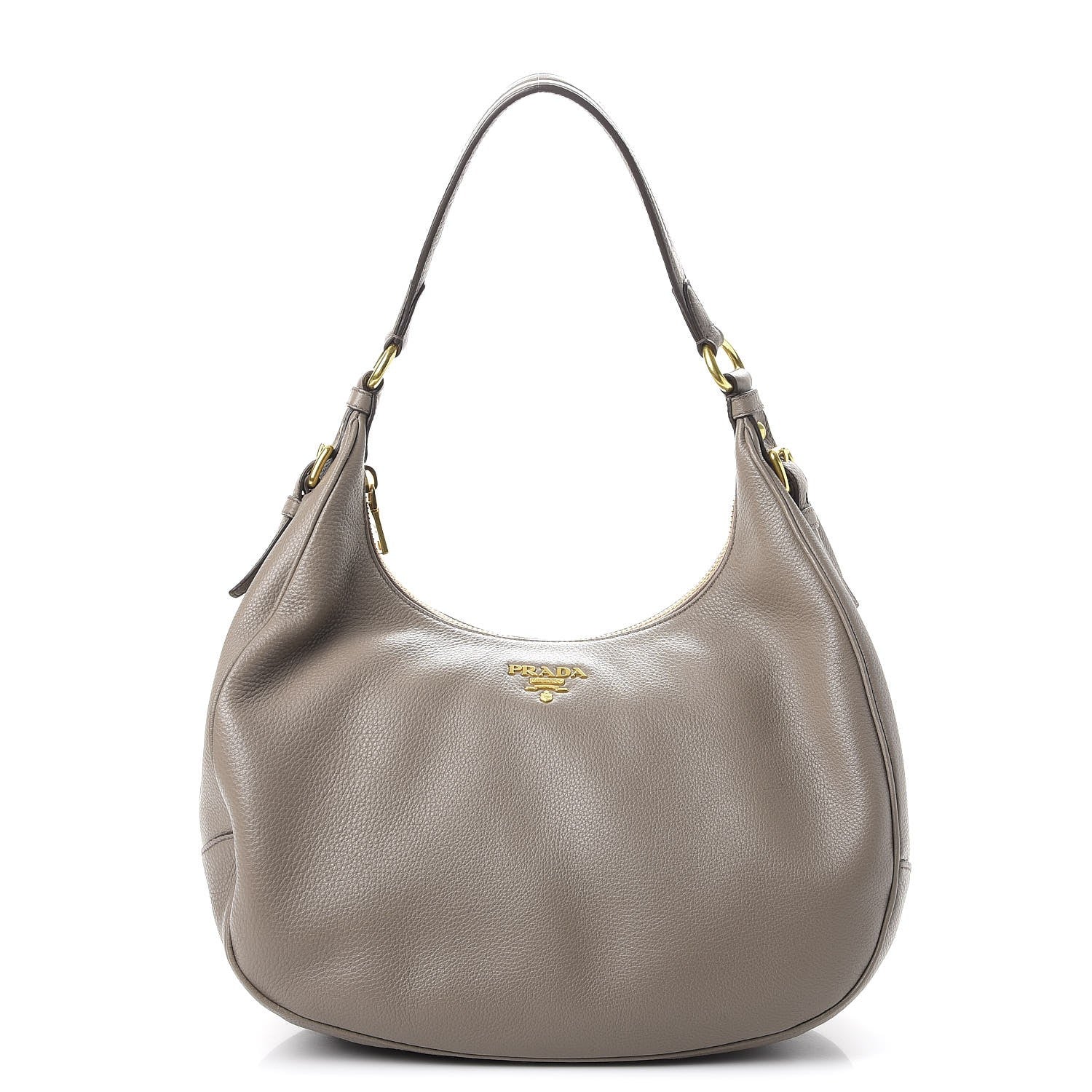 Prada Vitello Daino Hobo Argilla 1 of 8