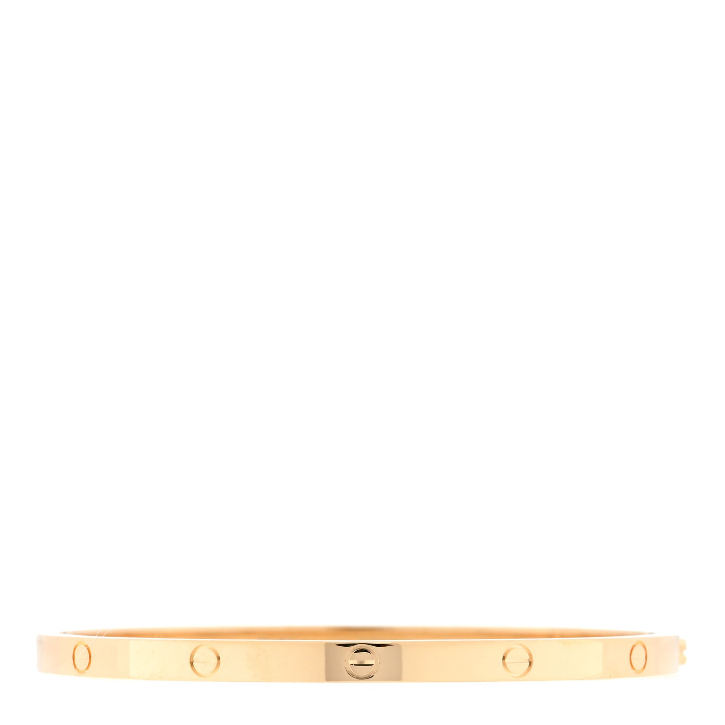 18K Yellow Gold Small LOVE Bracelet 16
