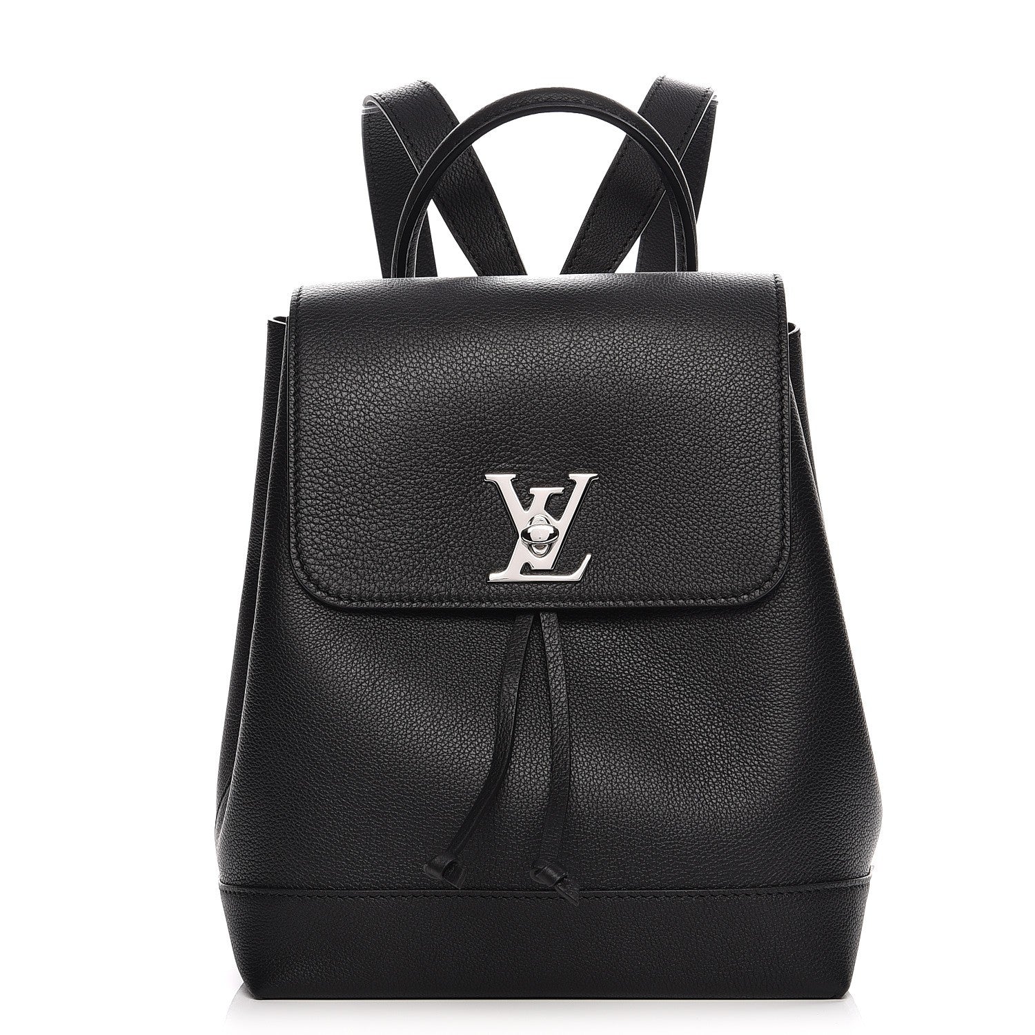 Louis Vuitton Calfskin Lockme Backpack Black 1 of 10