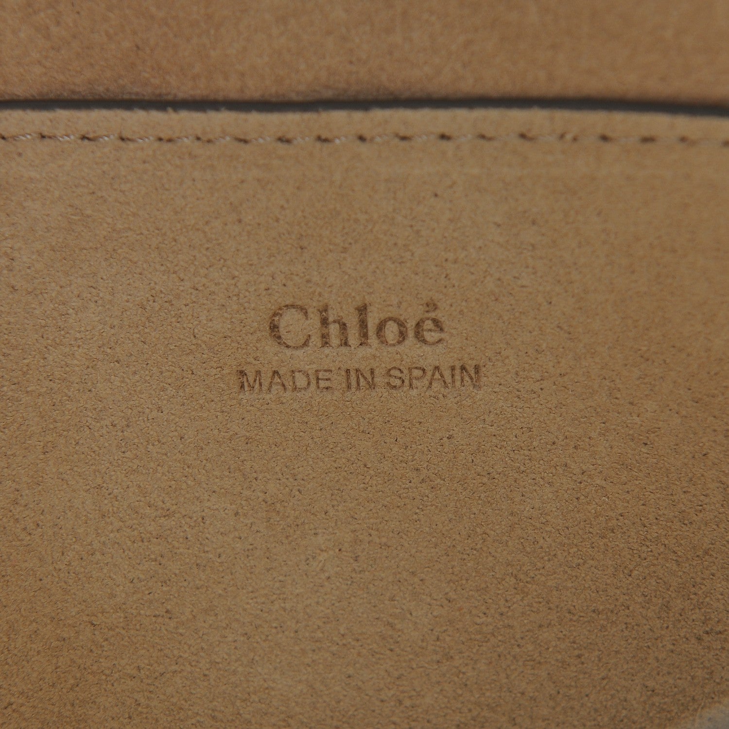 Chloe Suede Calfskin Small Faye Shoulder Bag Tobacco 6 of 6