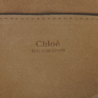 Chloe Suede Calfskin Small Faye Shoulder Bag Tobacco 6 of 6