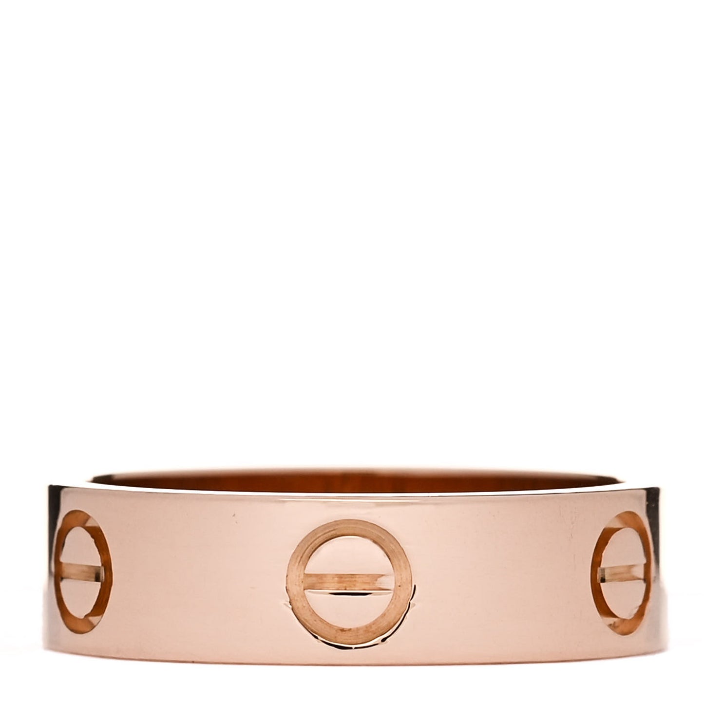 18K Pink Gold 5.5mm LOVE Ring 56 7.75
