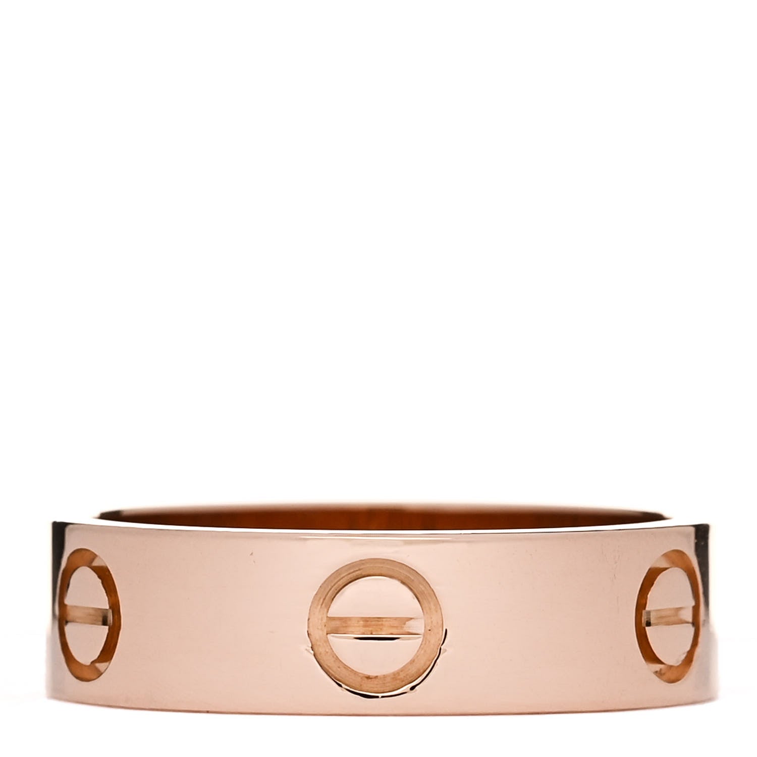 Cartier 18K Pink Gold 5.5mm LOVE Ring 56 7.75 3 of 5