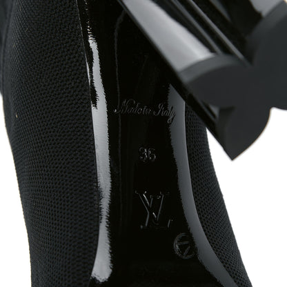Louis Vuitton Stretch Fabric New Wave Silhouette Ankle Boots 36 Black 5 of 5