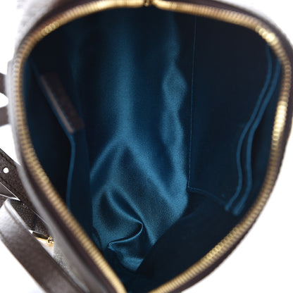 Gucci GG Supreme Monogram Textured Dollar Calfskin Web Small Ophidia Dome Shoulder Bag Beige Ebony New Acero 7 of 9