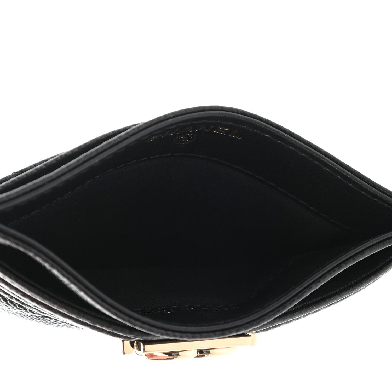 Chanel Caviar Quilted Boy Card Holder Black 5 of 9