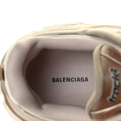 Balenciaga Rubber Mesh Bi-Color Womens Track.2 Open Sneakers 39 Nude 5 of 6