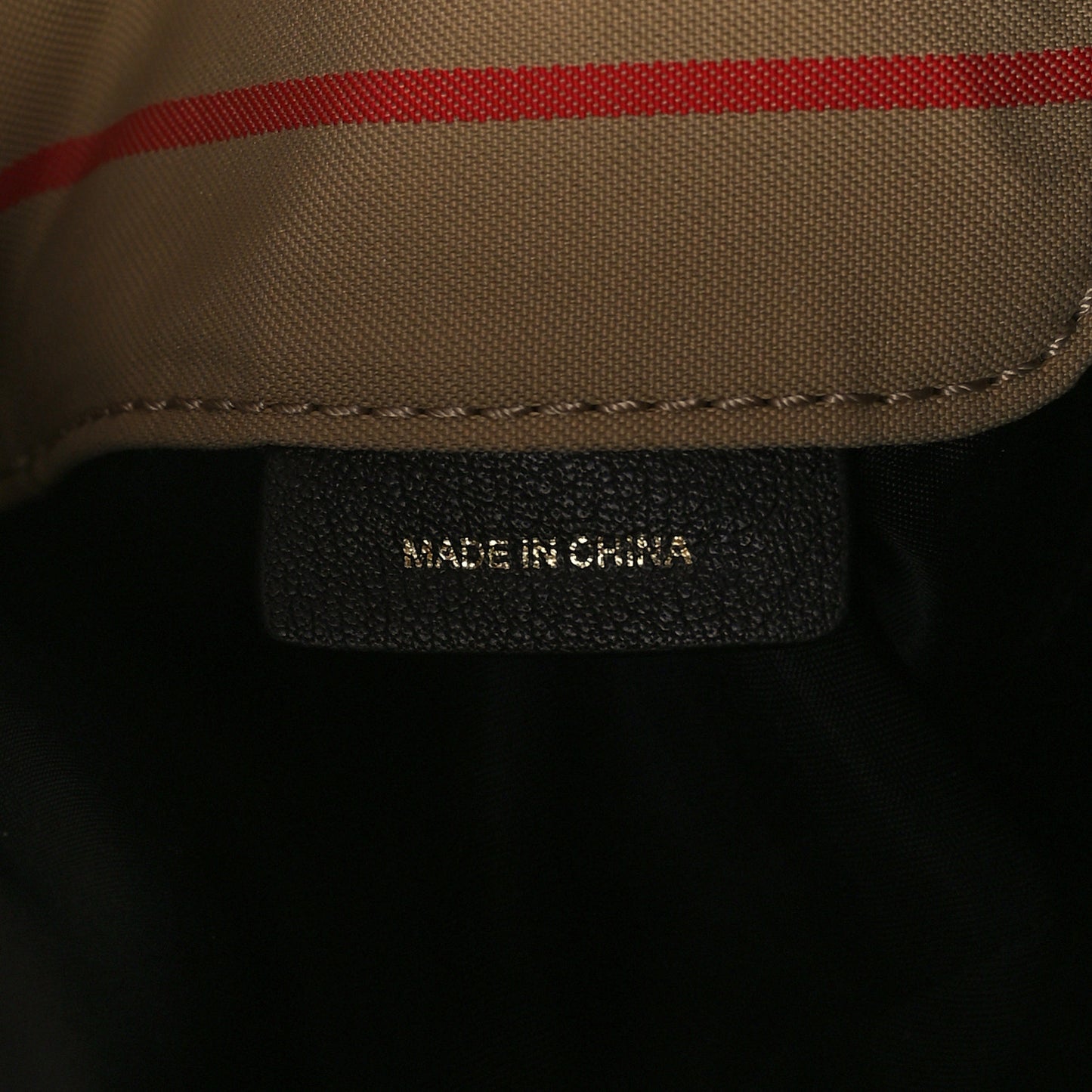 Canvas House Check Convertible Satchel Backpack Bright Military Red