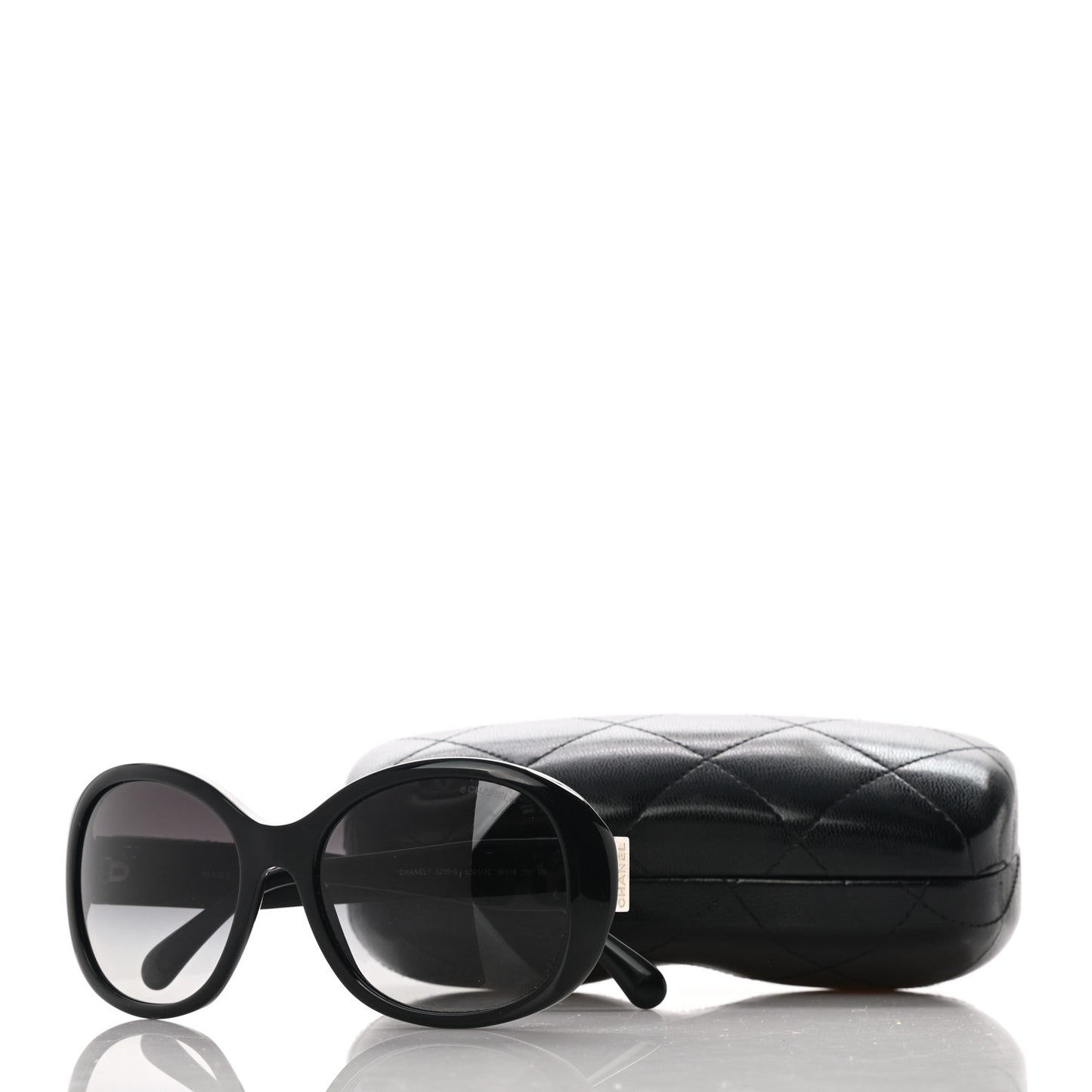 Acetate CC Turnlock Sunglasses 5235-Q Black Beige