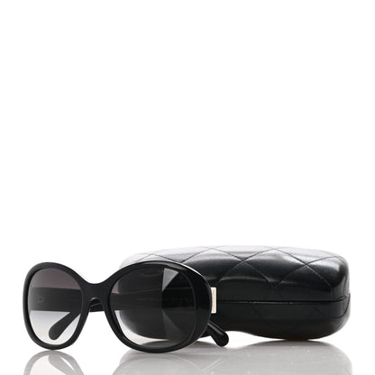 Chanel Acetate CC Turnlock Sunglasses 5235-Q Black Beige 7 of 7