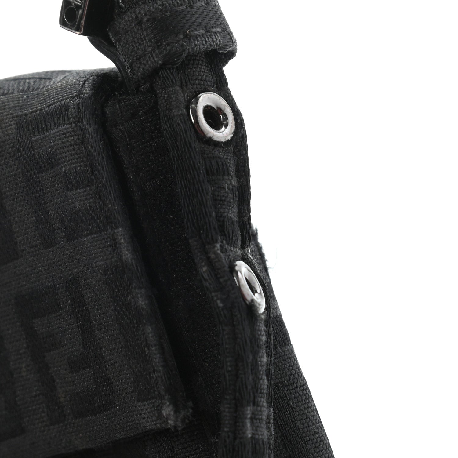 Fendi Zucchino Mini Baguette Black 11 of 14