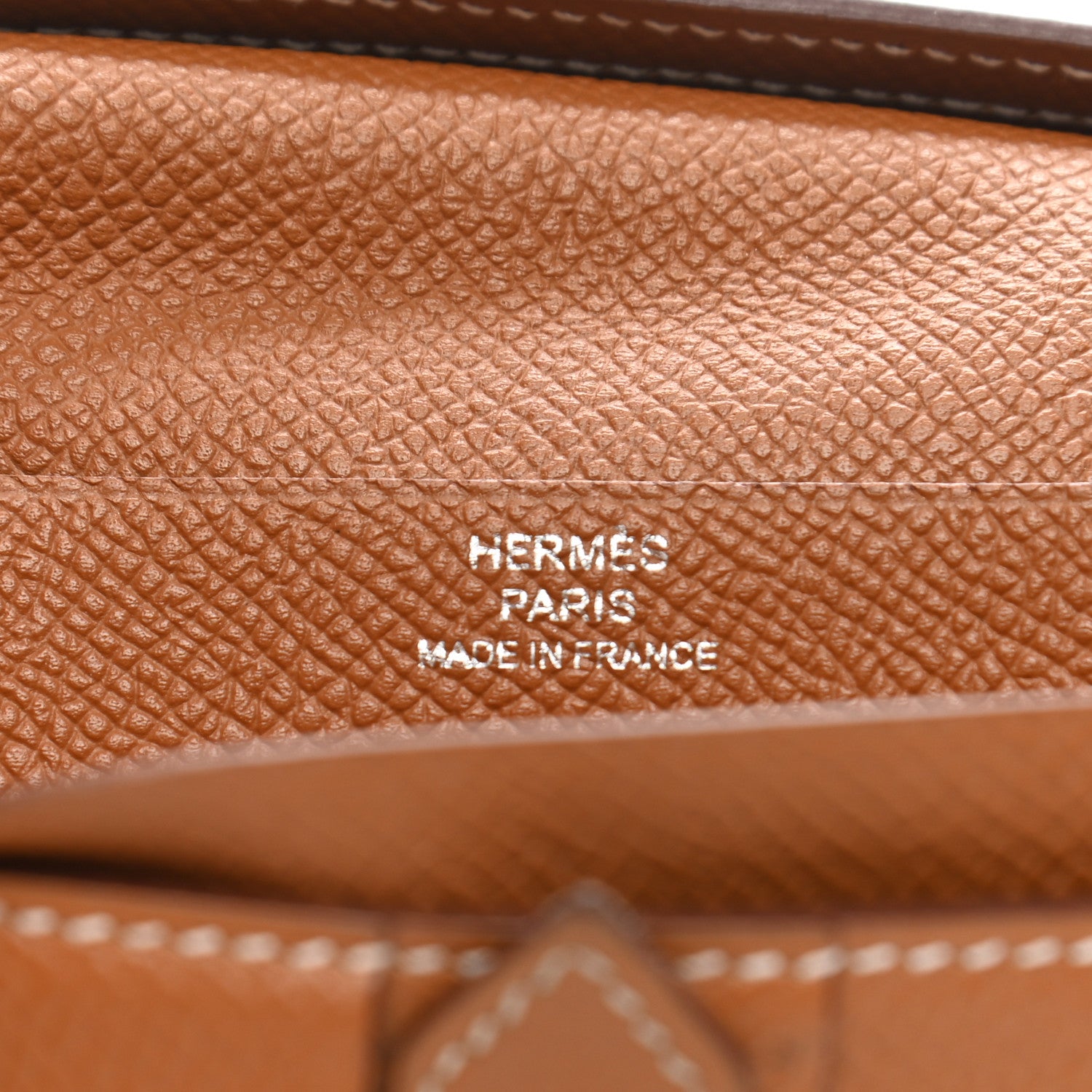 Hermes Epsom Bearn Gusset Wallet Gold 6 of 13