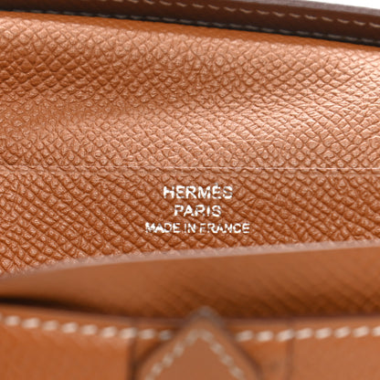 Hermes Epsom Bearn Gusset Wallet Gold 6 of 13