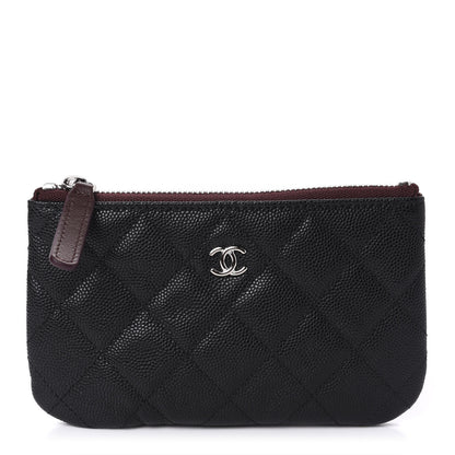 Chanel Caviar Quilted Small Cosmetic Case Black 1 of 8