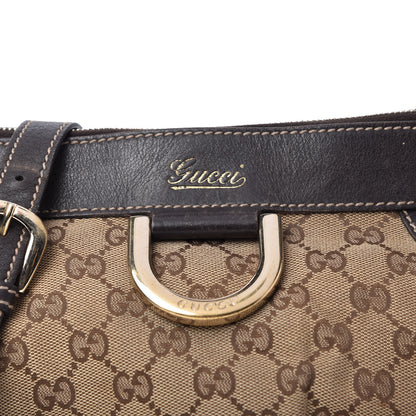 Gucci Monogram Small D Gold Ring Messenger Dark Brown 10 of 10