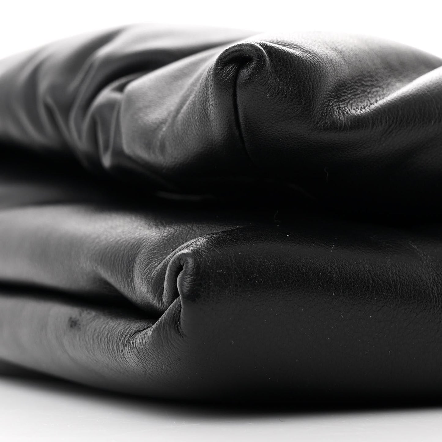 DOLCE GABBANA Calfskin Devotion Clutch Black