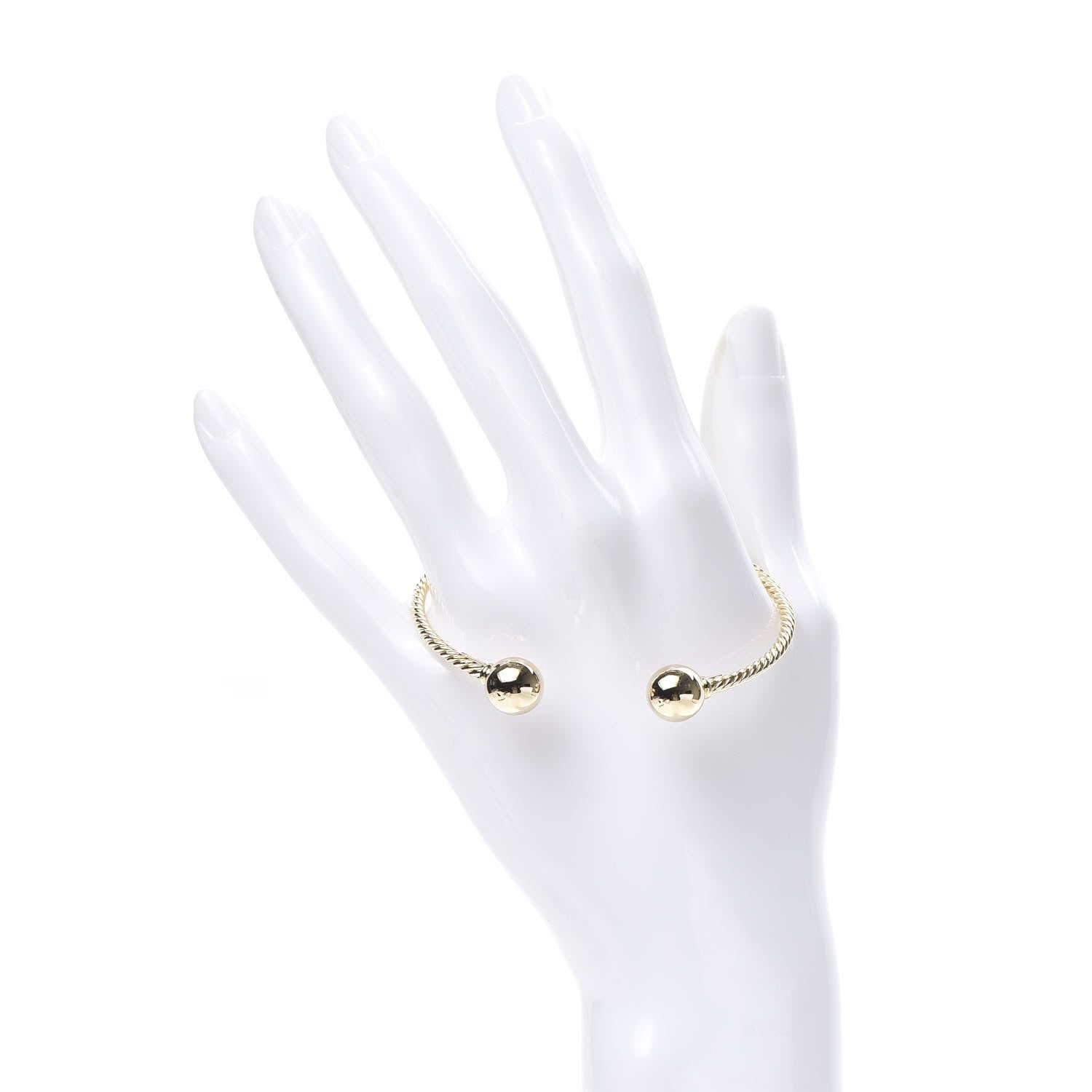 David Yurman 18K Yellow Gold 10mm Solari Bracelet 2 of 5