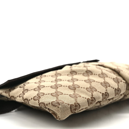 Gucci GG Monogram Double Pocket Belt Bag Dark Brown 8 of 9