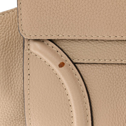 Celine Drummed Calfskin Shoulder Luggage Dune 11 of 13