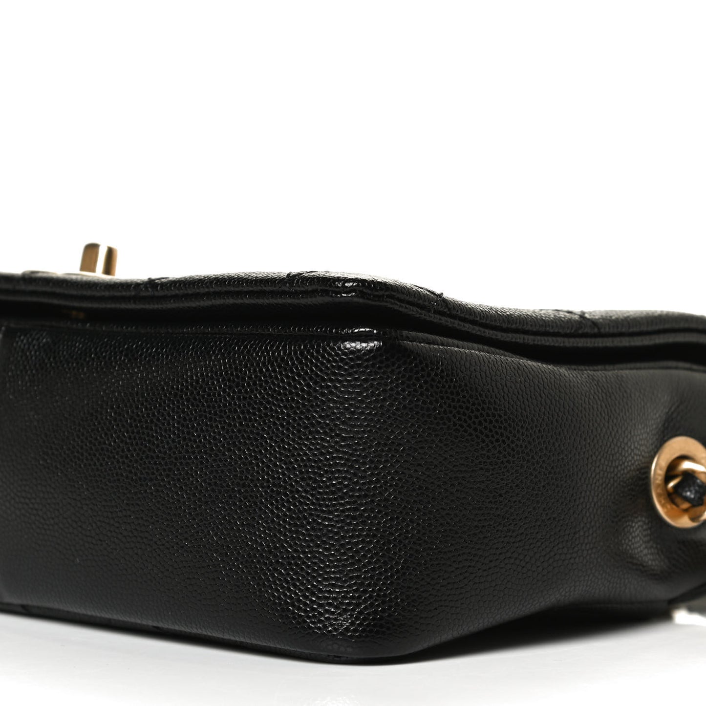 Caviar Quilted Small Fashion Therapy Flap Bag Black
