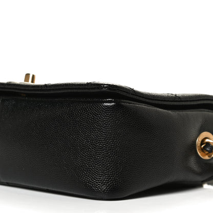 Chanel Caviar Quilted Small Fashion Therapy Flap Bag Black 10 of 13